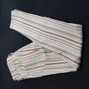 American Eagle Skinny Jeans Size 2 Neutral Colorful Stripes